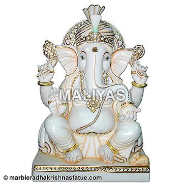 Marble Ganpati Statue