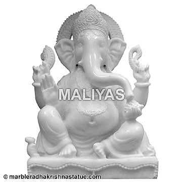 Ganpati Marble Murti