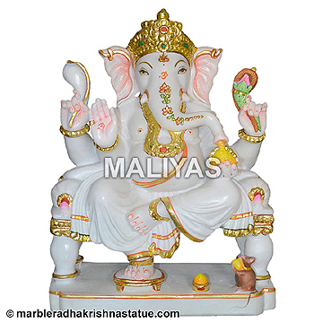 Marble Religious Ganesh Statue