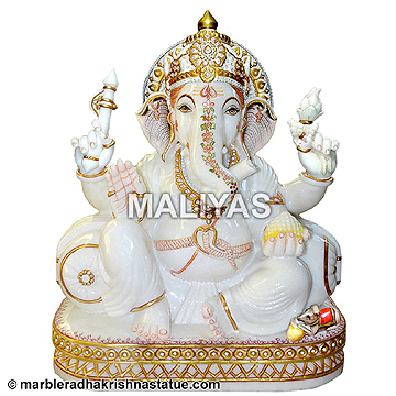 Ganesha Marble Murti