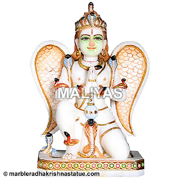 Marble Garuda ji Murti