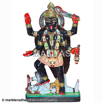 Marble Maha Kali Ji Statue