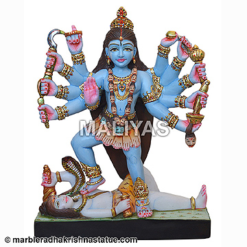 Marble Maha Kali Statue