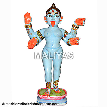 Maha Kali Marble Statue