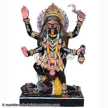 Black Marble Kali Maa Statue