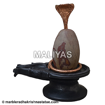 Marble Narmadeshwar Shivling Murti