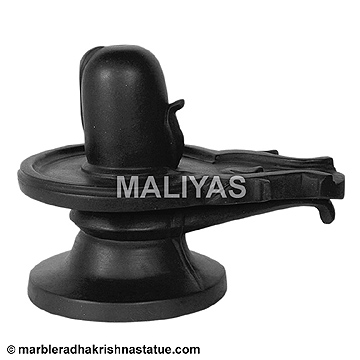 Black Marble Shiv Ling Murtis
