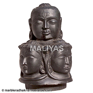 Marble panchmukhi shivling idols