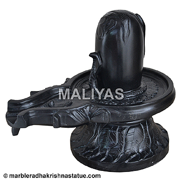Beautiful Shivling with Carving