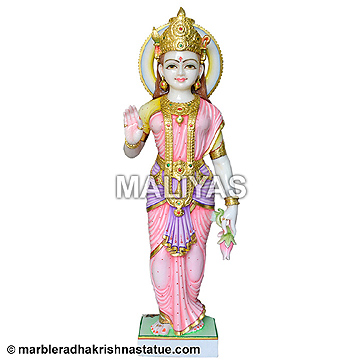 Marble Lakshmi Idol