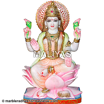 White Marble Laxmi Maa