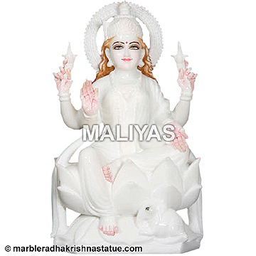 Marble Lakshmi Sculpture