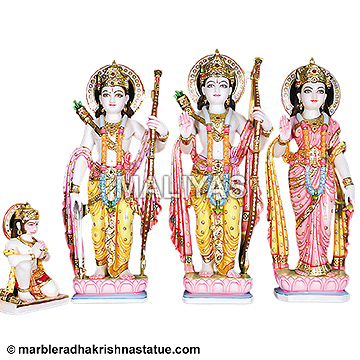 Ram darbar Idol in marble stone