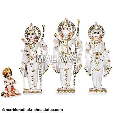 Marble ram darbar deities
