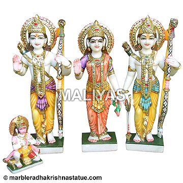 Manufacturer of Ram Darbar Marble Moorti