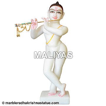 White Iskcon Krishna Idols
