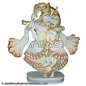Jugal Dancing Radha Krishna Statue