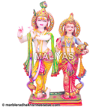 white Marble Radha krishna idol online purchase