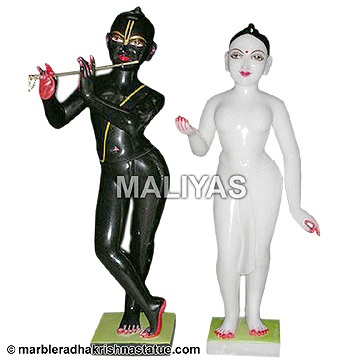 Iskcon radha krishna statue
