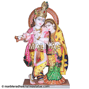 Radha Krishna Idols from Marble