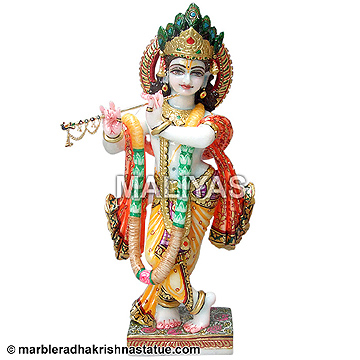 Beautiful Lord Krishna from Marble