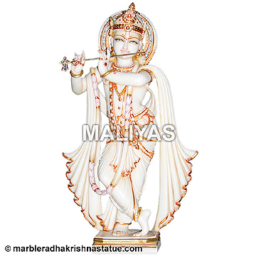 Marble Krishna Statue