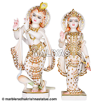 Beautiful Idols of Radha Krishna Moorti