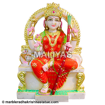 Marble Raj Rajeswari mata Statue