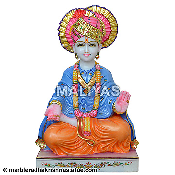Lord Swaminarayan Marble Statue