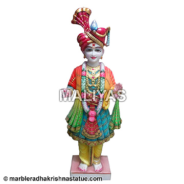 Marble Swaminarayan Idol
