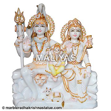 Shiv Parvati Statue