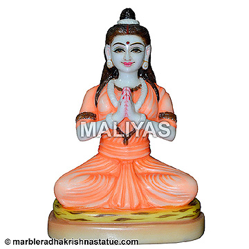 Marble Parvati Statue