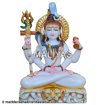 Marble Shivji Statue