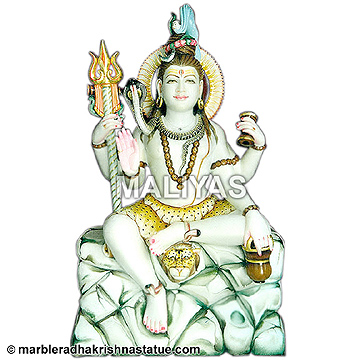 Marble Shankar Statue