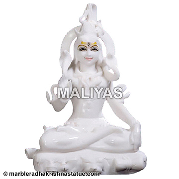 White Marble Shiv Murti
