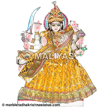 Makrana Marble Durga Maa Murti