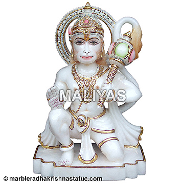 Marble Hanuman Idol
