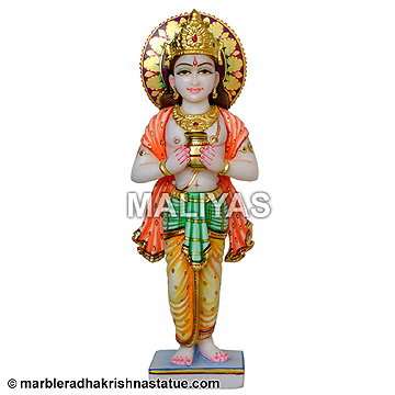 Lord Kuber Marble Murti