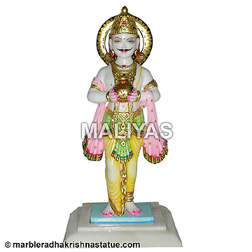 Marble Bhagwan Kuber Statue