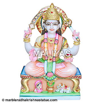 Marble Santoshi Maa Statue