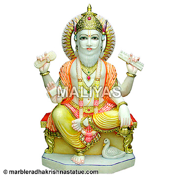 Vishwakarma Marble Murti