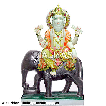 Marble Bhagwan Vishwakarma Statues