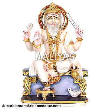 Marble Vishwakarma ji Statues