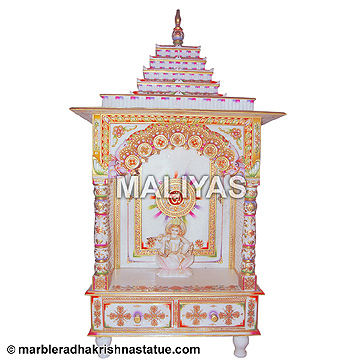 White Marble Temple with painting