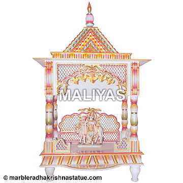 White Marble Mandir For Home