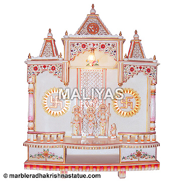 White Marble Temple for Statue
