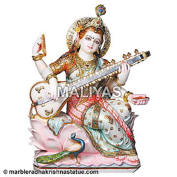 Marble Saraswati Statue Online